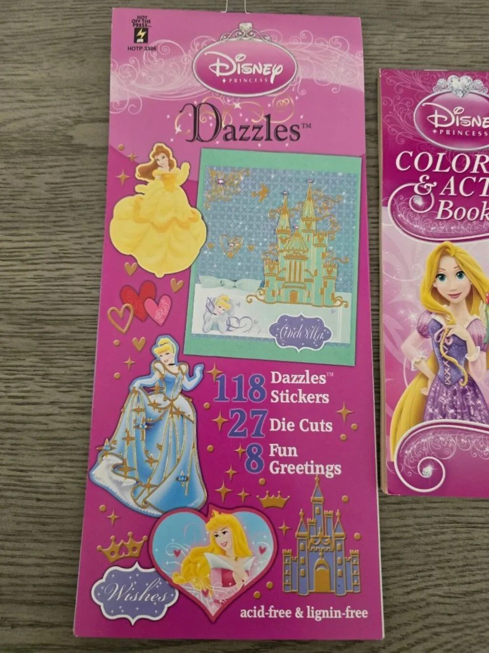 Disney Princess Dazzles Sticker Pack And Coloring & Activity Booklet